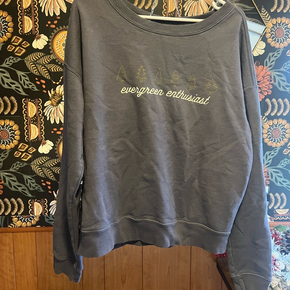 Evergreen Enthusiast Gray Sweater